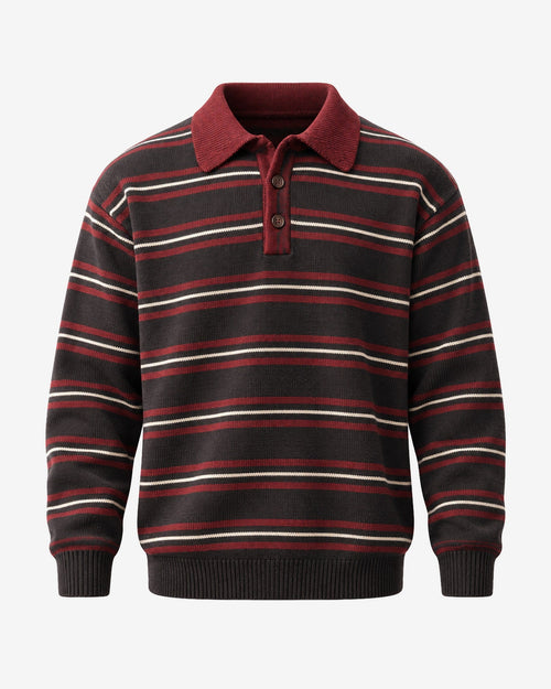 Hercule Striped Rugby Polo