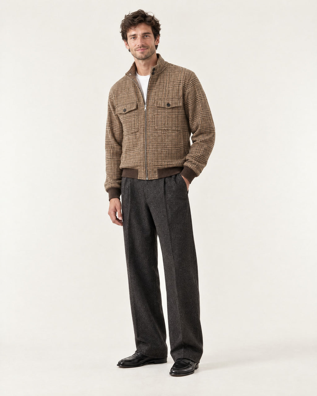 Cap Ferrat Harrington Jacket – on model