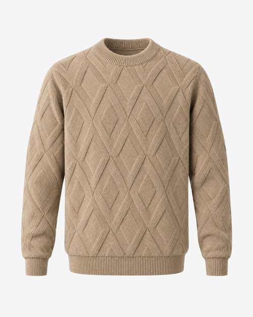Cimiez Diamond Cable Sweater