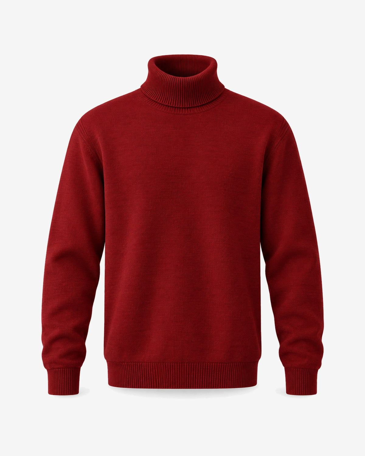 Roquebrune Turtleneck in Burgundy – front view