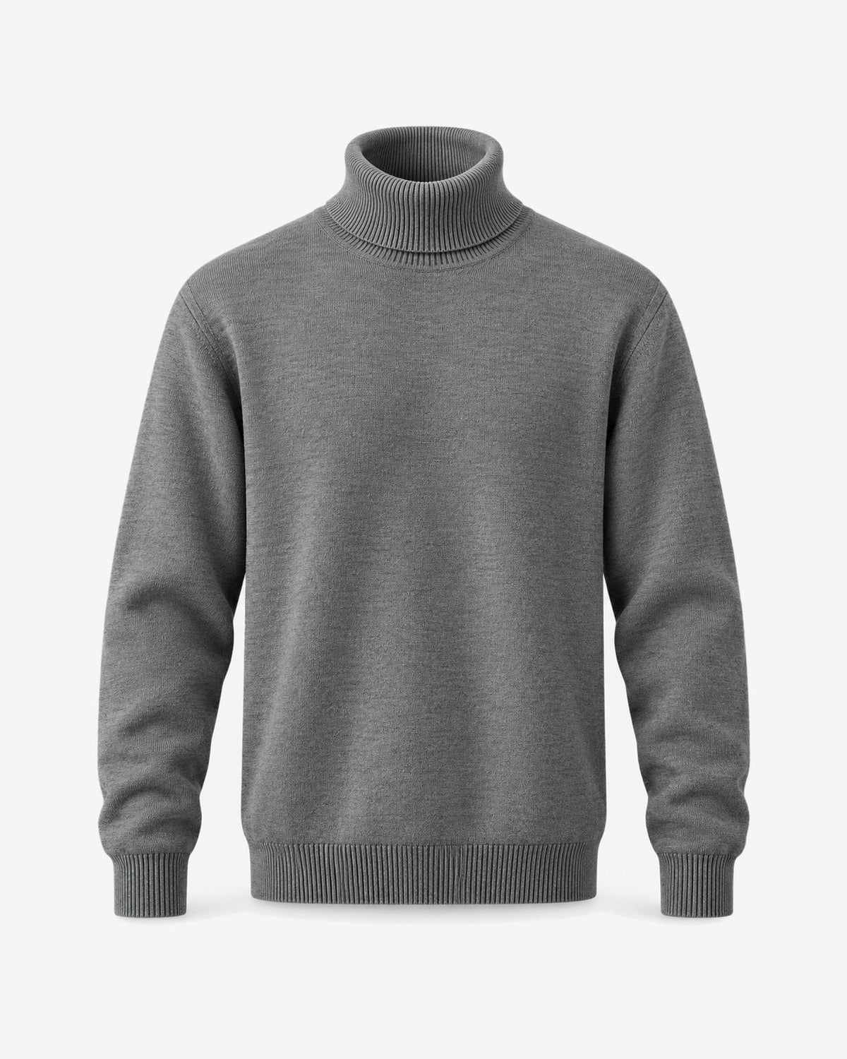 Roquebrune Turtleneck in Charcoal – front view
