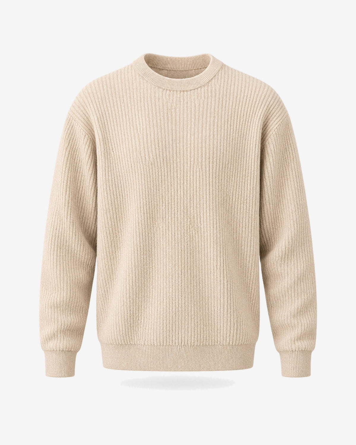 Tramontane Ribbed Sweater in Oat – front view