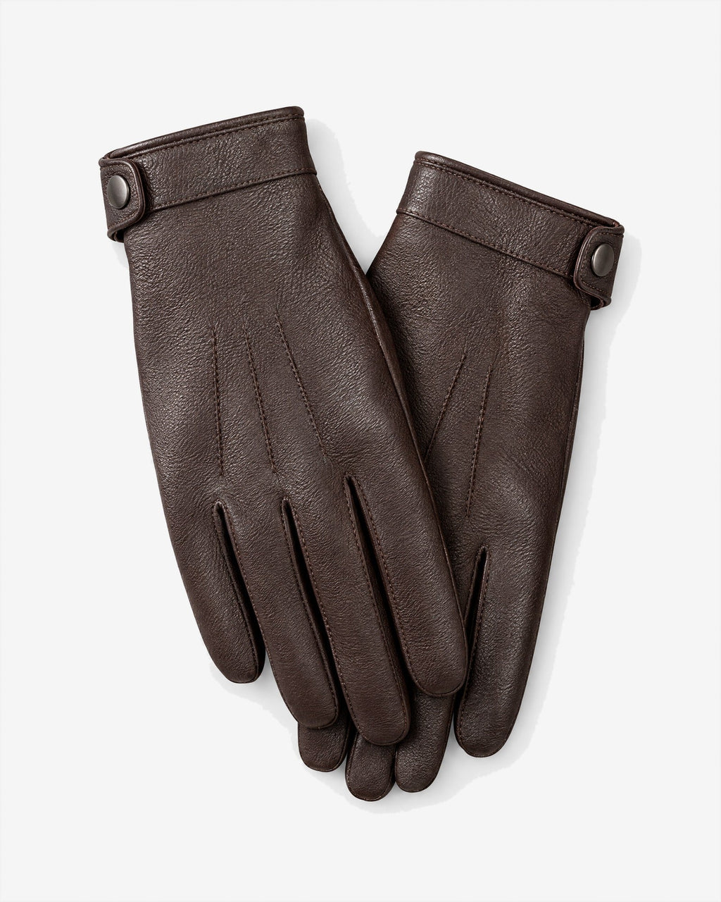 Turbie Gloves in Brown – front view