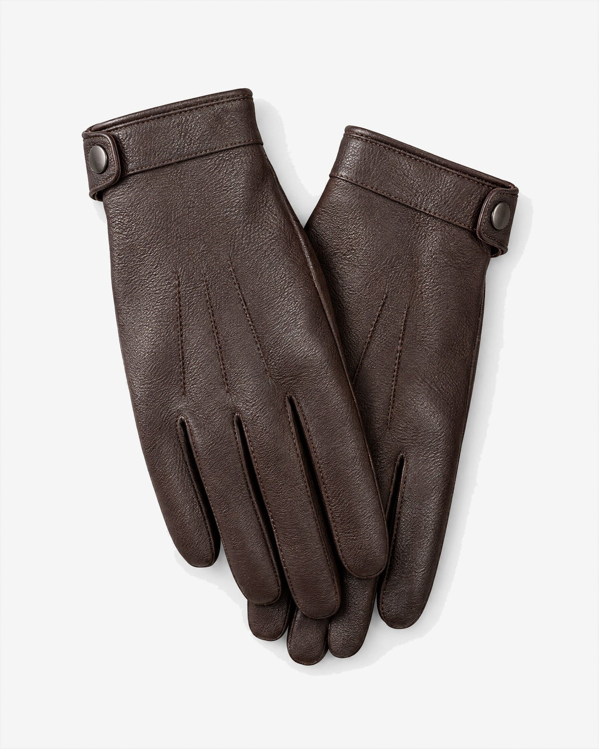 Turbie Gloves in Brown – front view